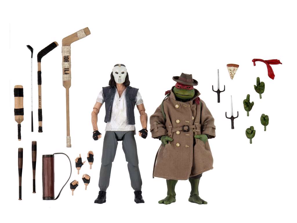 TMNT: 1990 Movie - Casey Jones and Raphael in Disguise 7 inch Action Figur 2-Pack