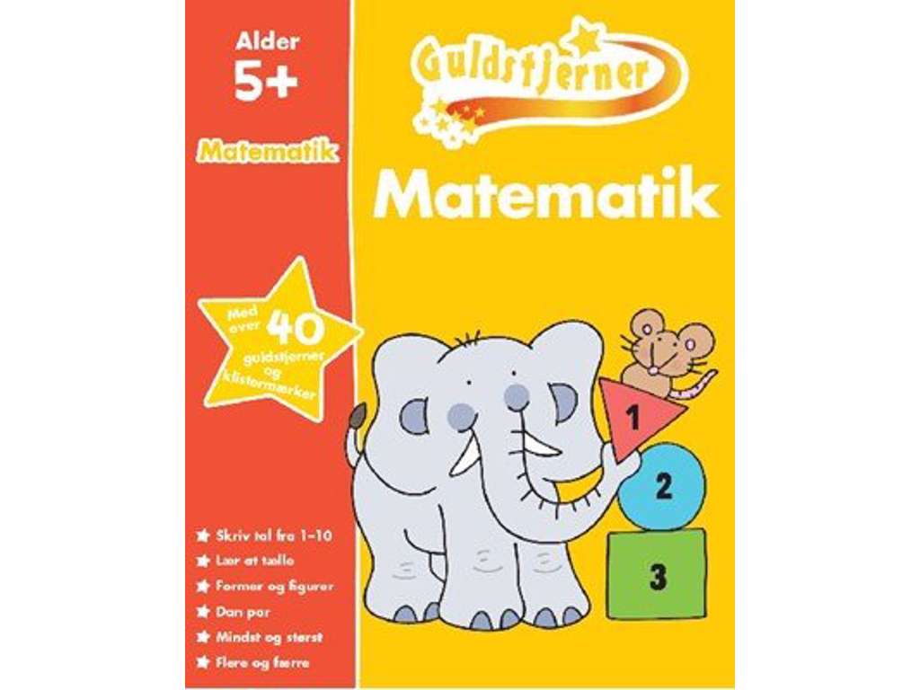 Guldstjerner matematik - opgavebog