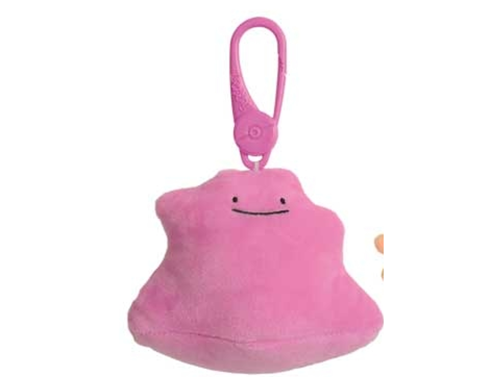 Ditto Pokemon bamse med karabin - 9 cm