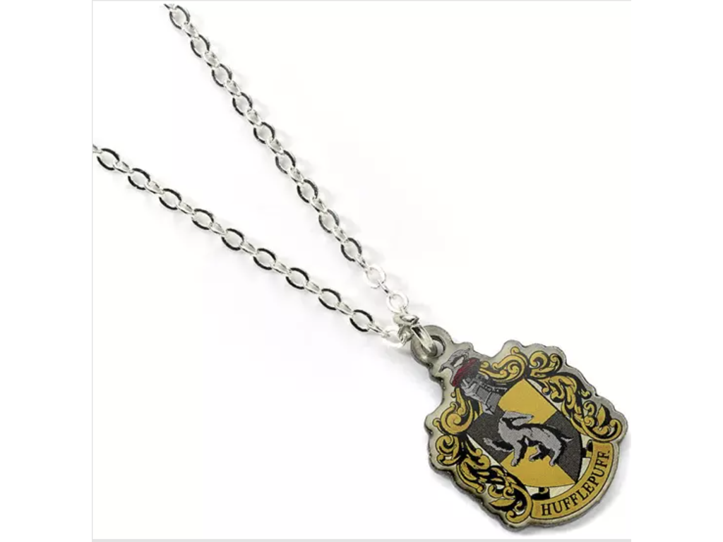 Harry Potter halskæde og vedhæng med Hufflepuff
