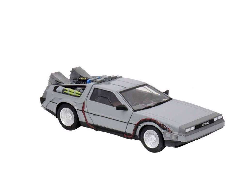 Back to the Future model af Time Machine på 15 cm