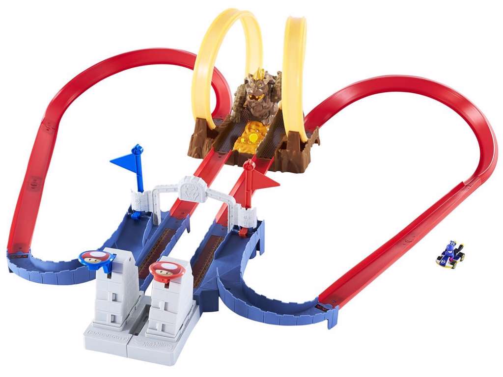 Hot Wheels Mario Kart Bowsers Castle bilbane