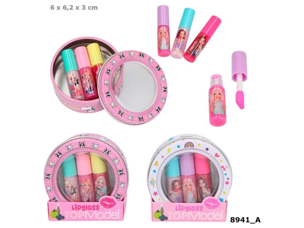 Top Model mini lipgloss sæt