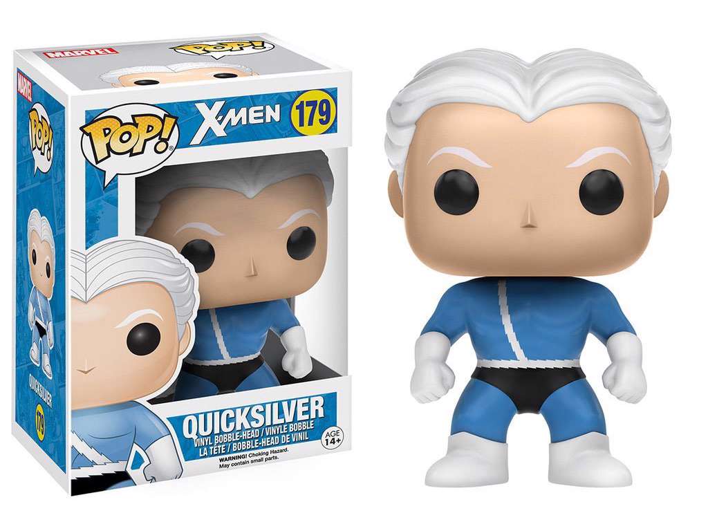 X-Men POP! vinyl bobble-head figur af Quicksilver på 9 cm
