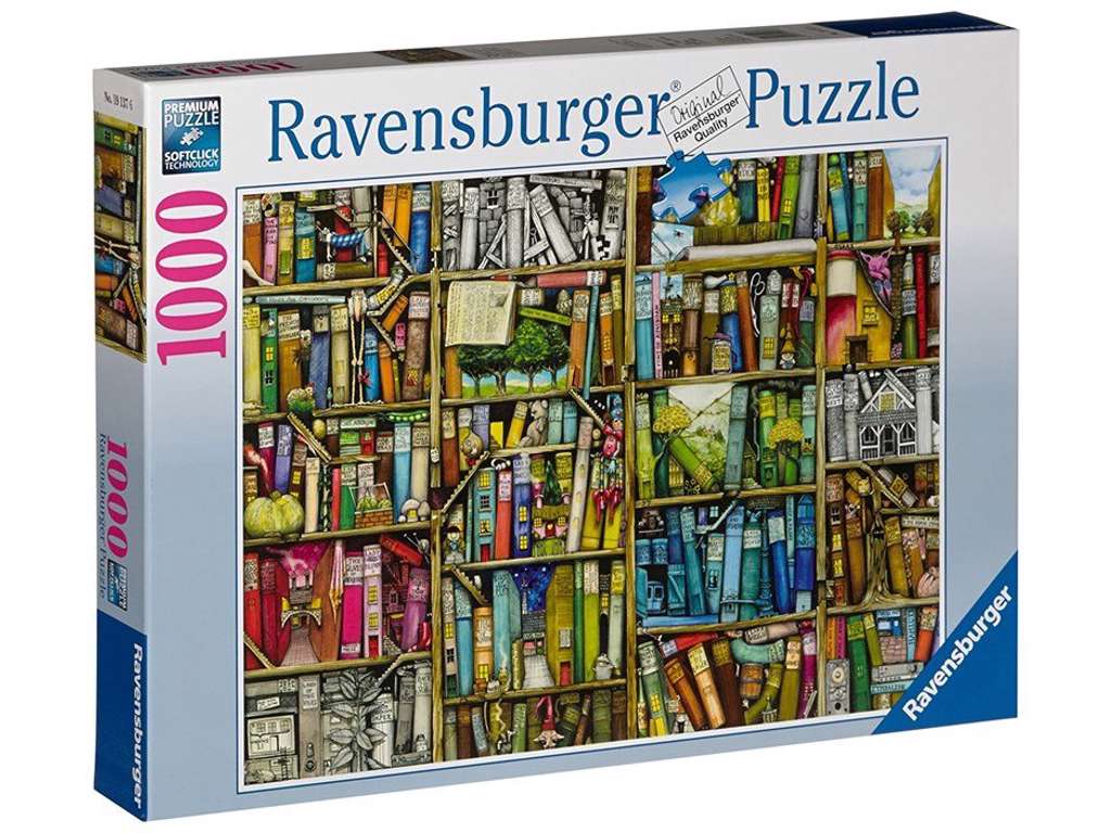 Magic Bookshelf (1000 brikker) - puslespil fra Pegasus