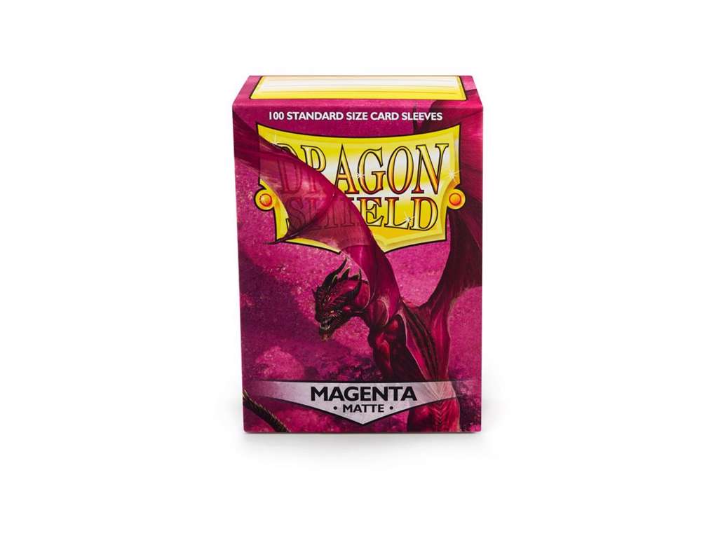 Dragon Shields Sleeves (100-Pack), Magenta Matte