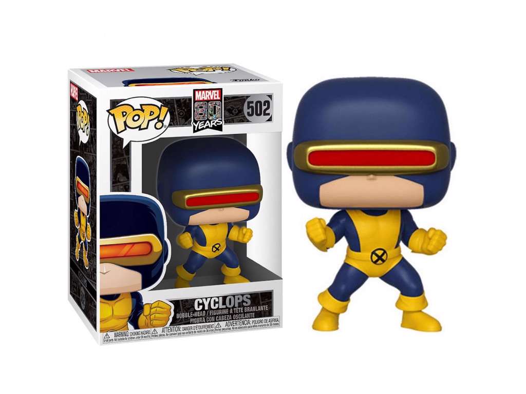 Marvel 80th POP! vinyl figur af Cyclops (First Appearance) på 9 cm