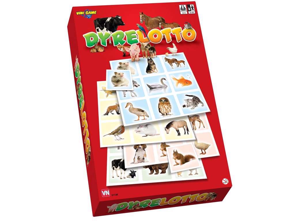 Dyrelotto - brætspil