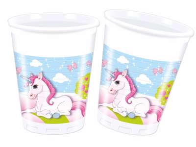 Enhjørninge plastik krus