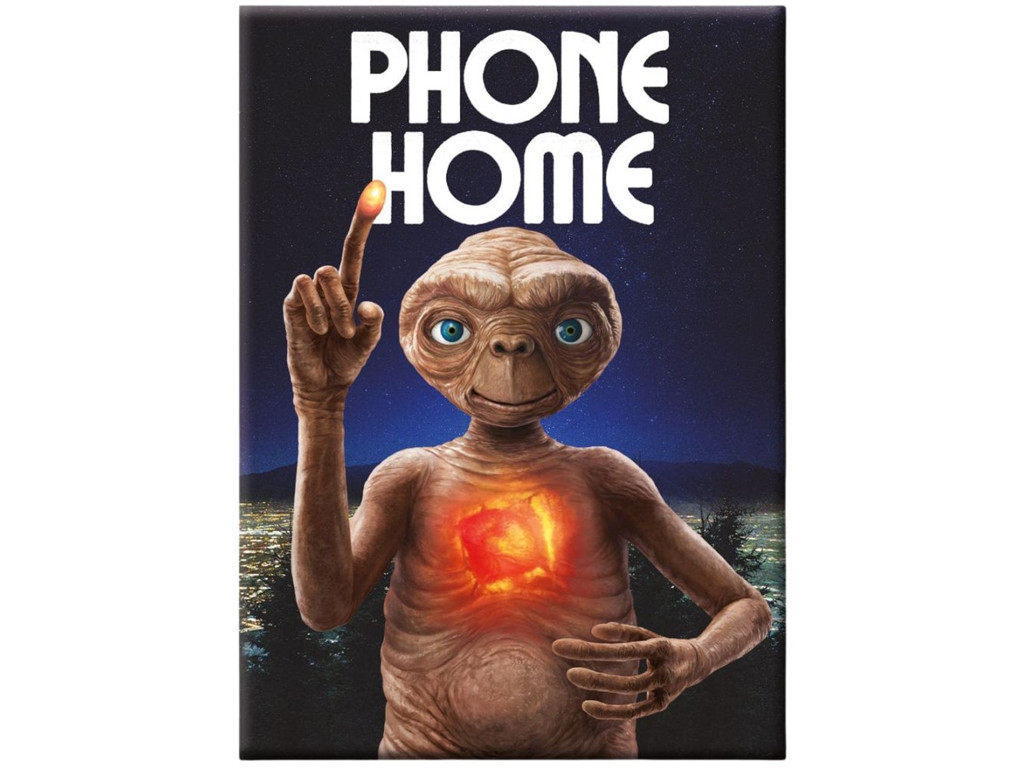 E.T. Phone Home Flat Fridge Magnet 6.5x9 cm