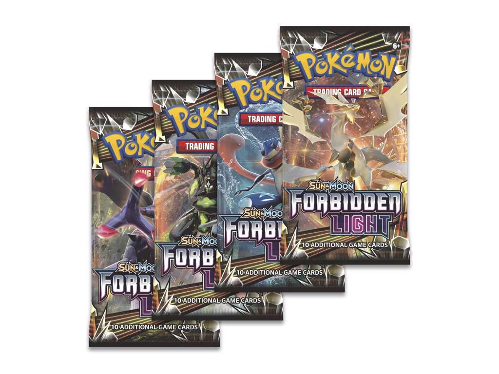 Pokémon Sun & Moon Forbidden Light boosterpakke