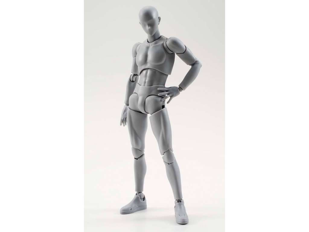 S.H. Figuarts Action Figure Man Deluxe Set Grey Version på 15 cm