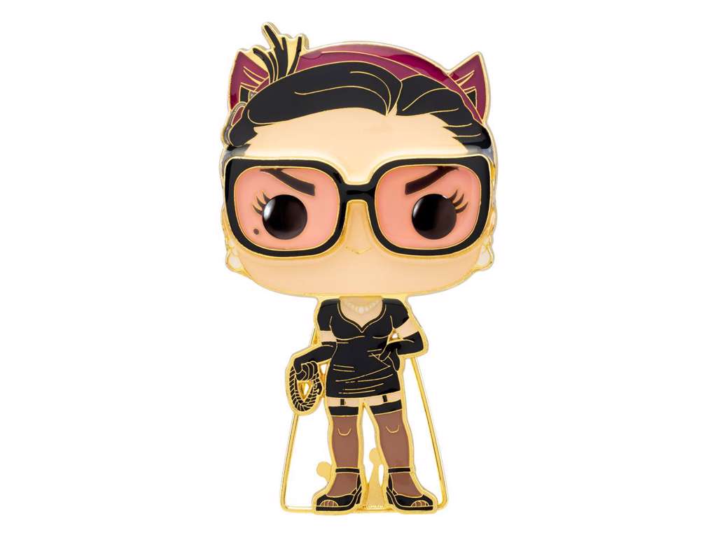 DC Comics POP! Enamel Pin af Catwoman på 10 cm