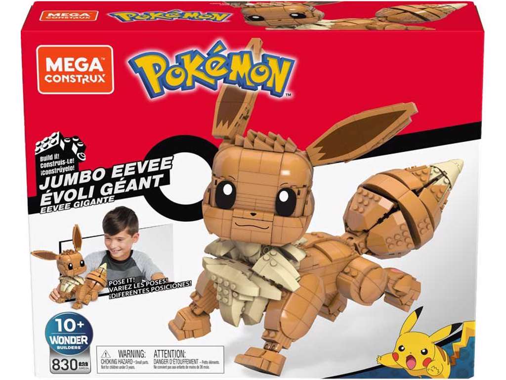 Pokémon Mega Bloks Jumbo byggesæt med Eevee