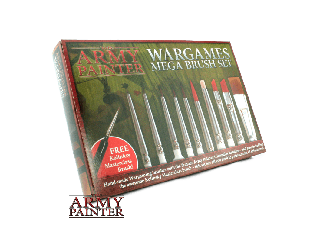 Mega Brush Set 10 forskellige pensler fra The Army Painter