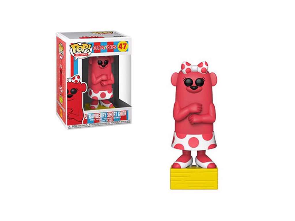 Otter Pops POP! vinyl figur af Strawberry Short Kook på 9 cm