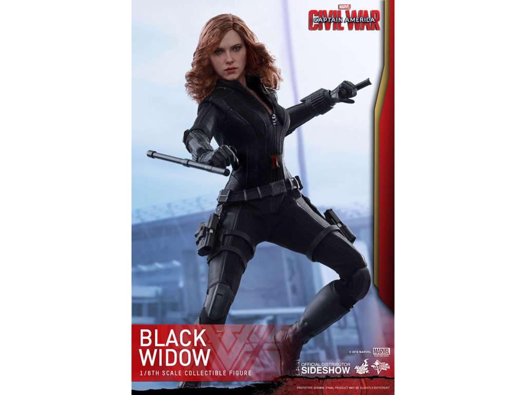 Captain America Civil War action figur af 1/6 Black Widow på 28 cm fra Hot Toys