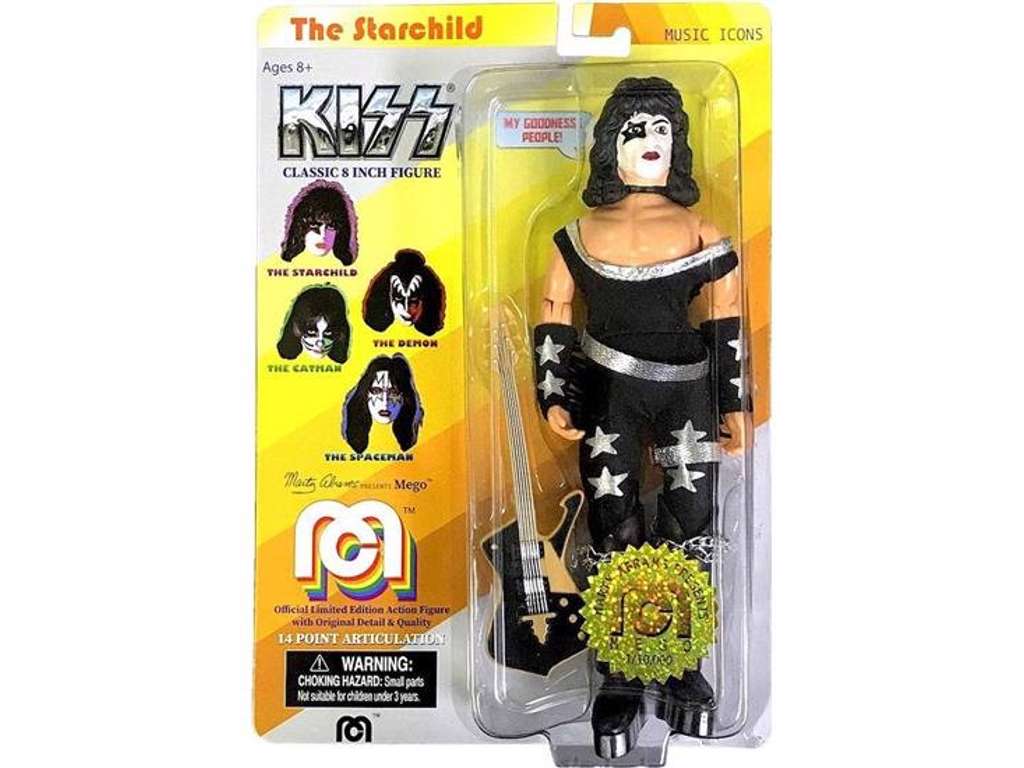 Kiss action figur af Love Gun Starchily på 20 cm