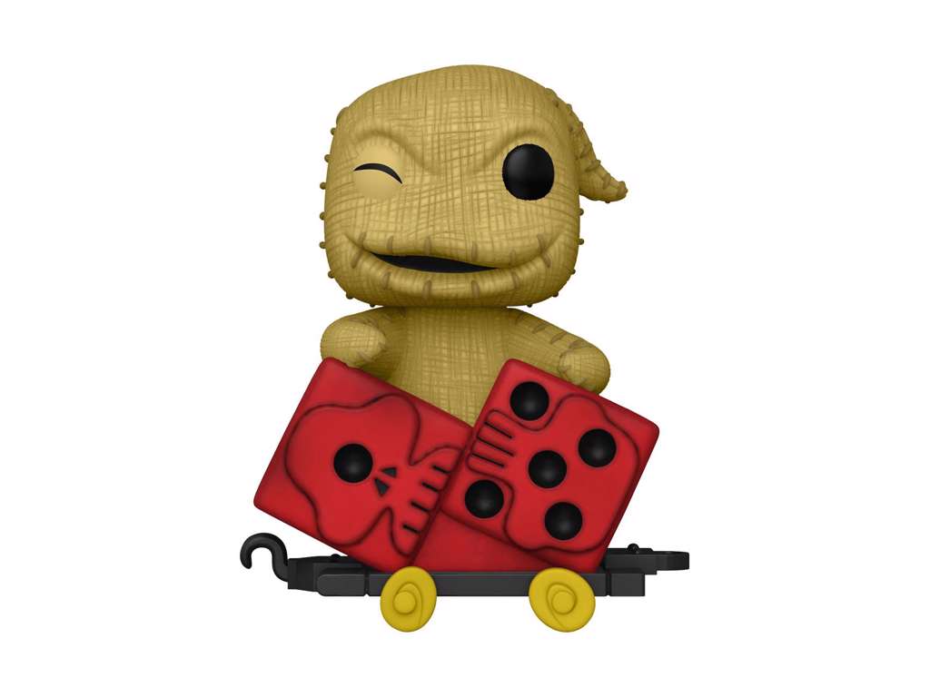 Nightmare before Christmas POP! Disney Train Cart Vinyl Figure Oogie in Dice Cart 9 cm