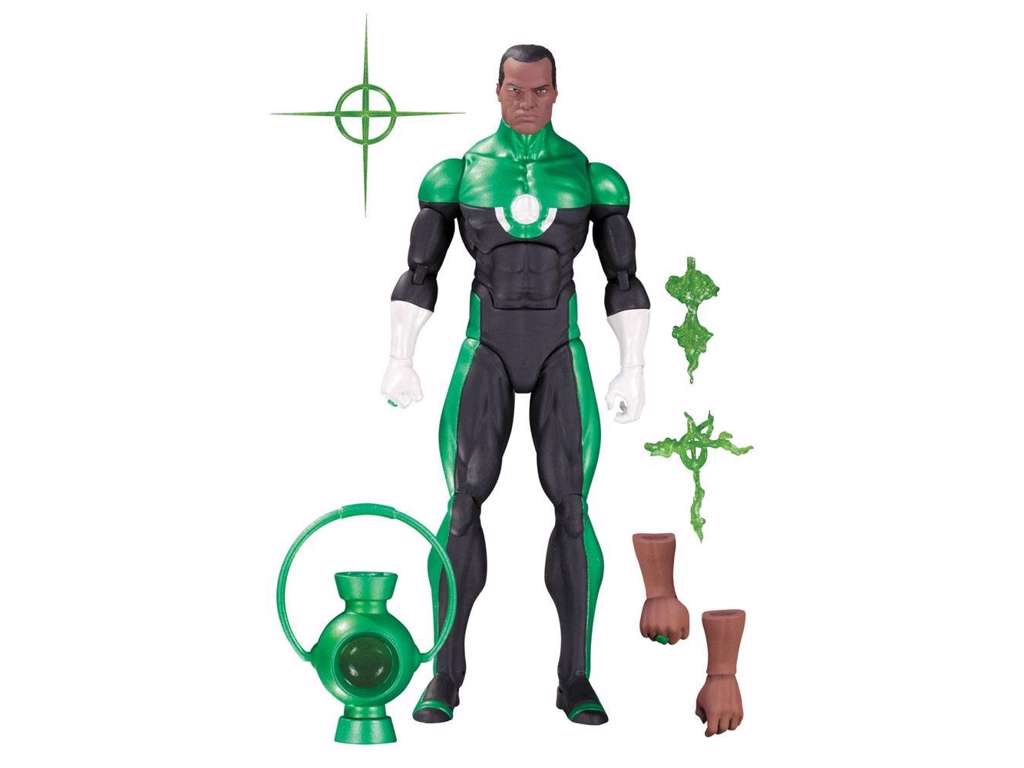DC Comics Icons action figur af Green Lantern John Stewart (Mosaic) på 15 cm