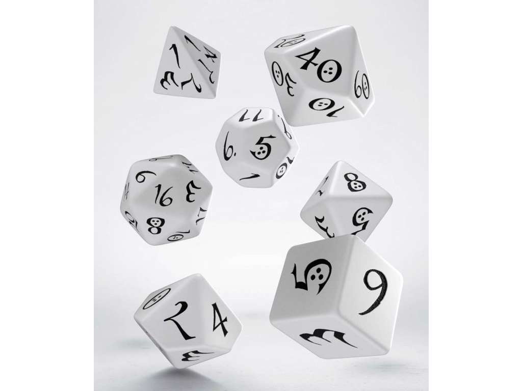 Classic RPG Dice Set white