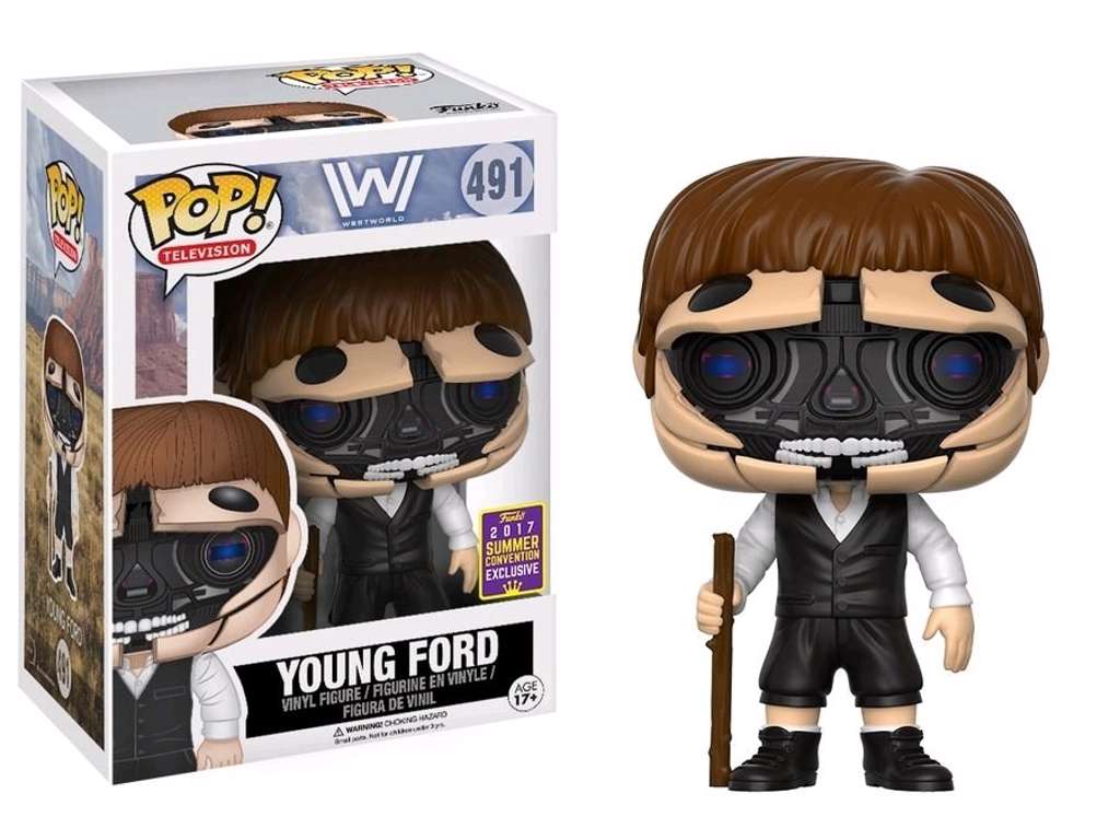 Westworld POP! vinyl figur af Young Ford (Open Face) Summer Convention Exclusive på 9 cm