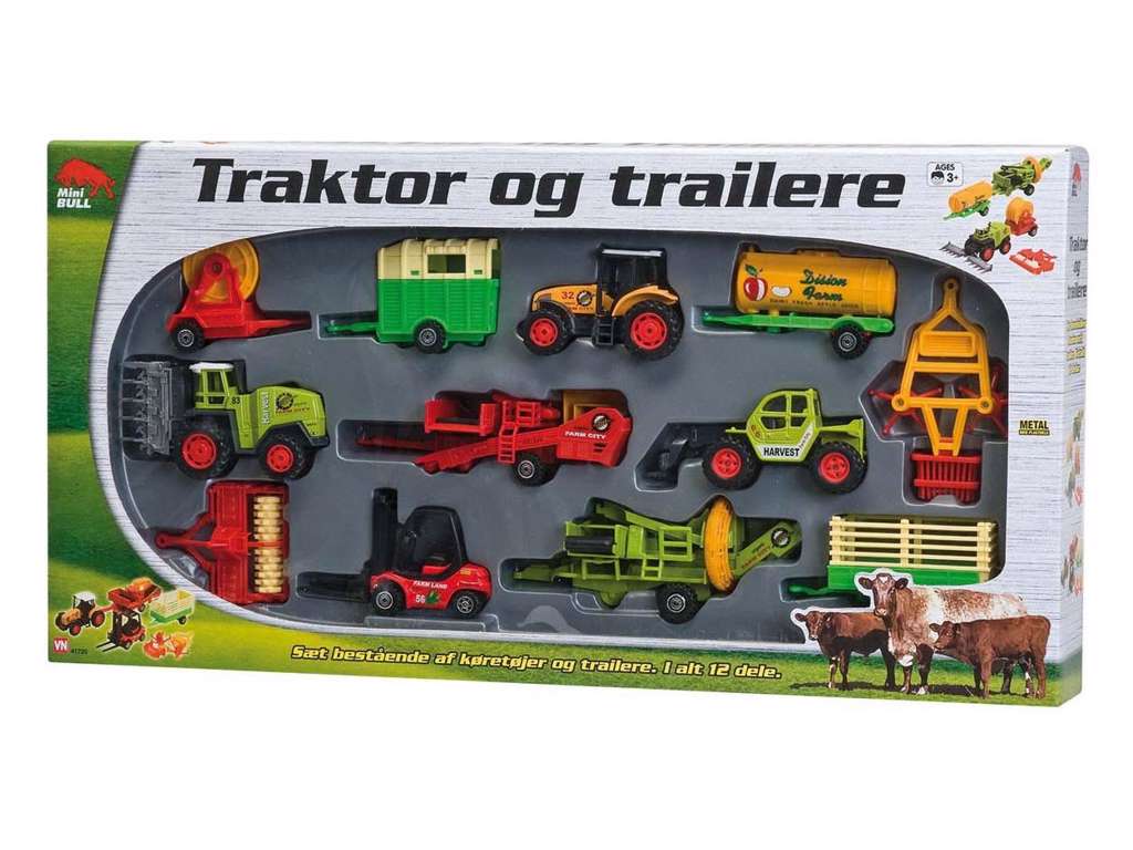 Minibull gavesæt med 12 dele