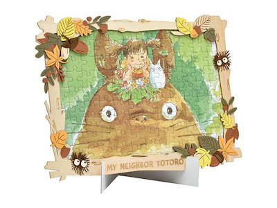 My Neighbor Totoro Autumn Nuts Puslespil 150 Brikker med Staffeli
