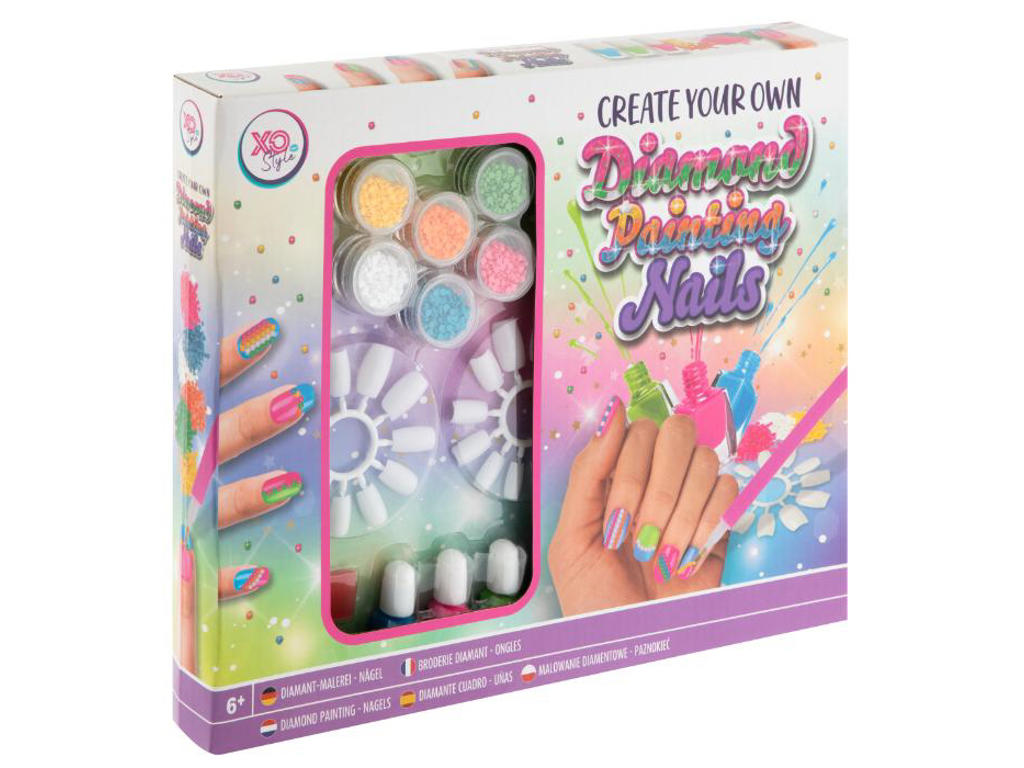 Lav dine egne diamant negle m/sten & neglelak