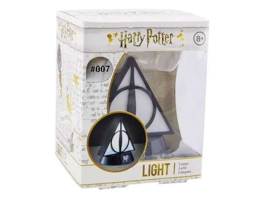 Deathly Hallows3D lampe på 10 cm fra Harry Potter