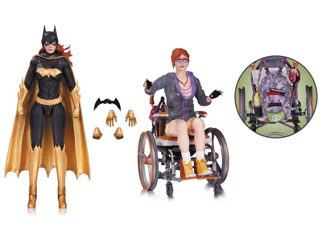 Batman Arkham Knight action figure 2-pak af Batgirl & Oracle på 17 cm