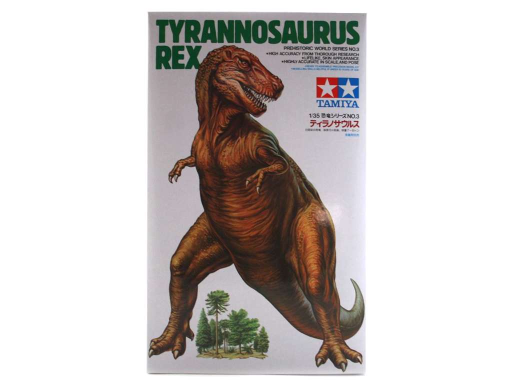 Tyrannosaurus Rex byggesæt 1:35 fra Tamiya