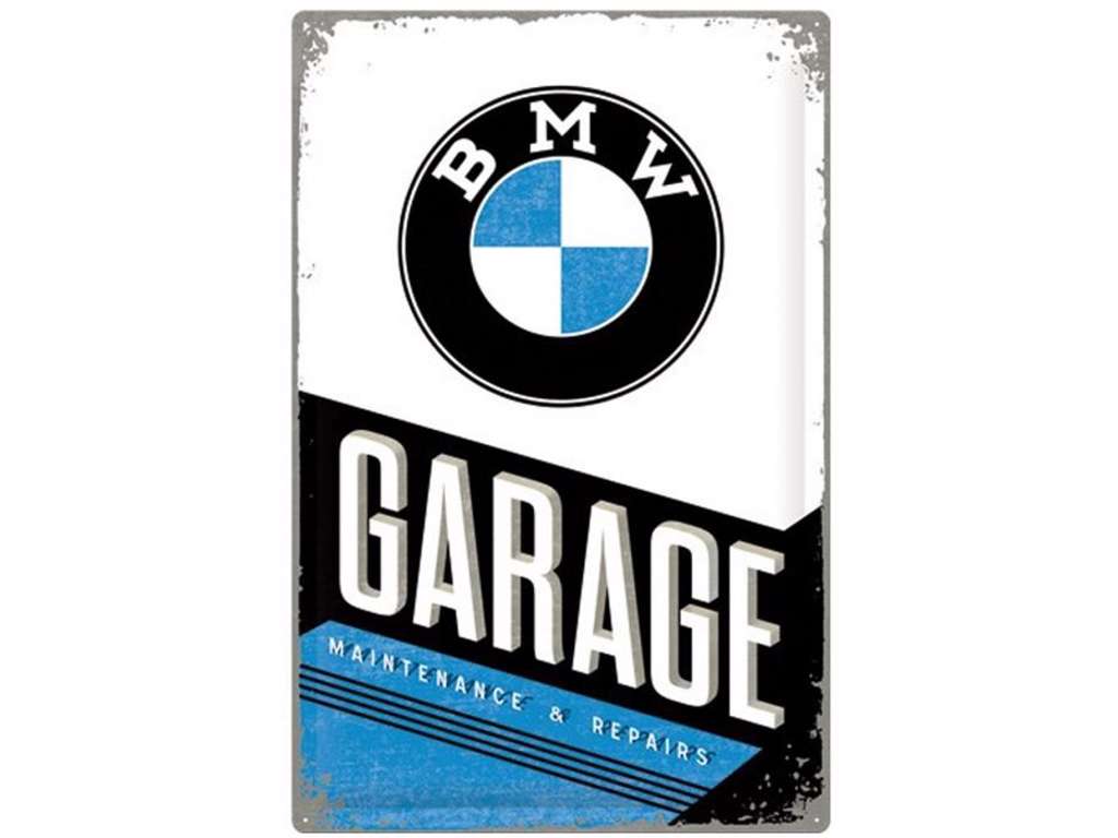 BMW Garage metal skilt 40 x 60
