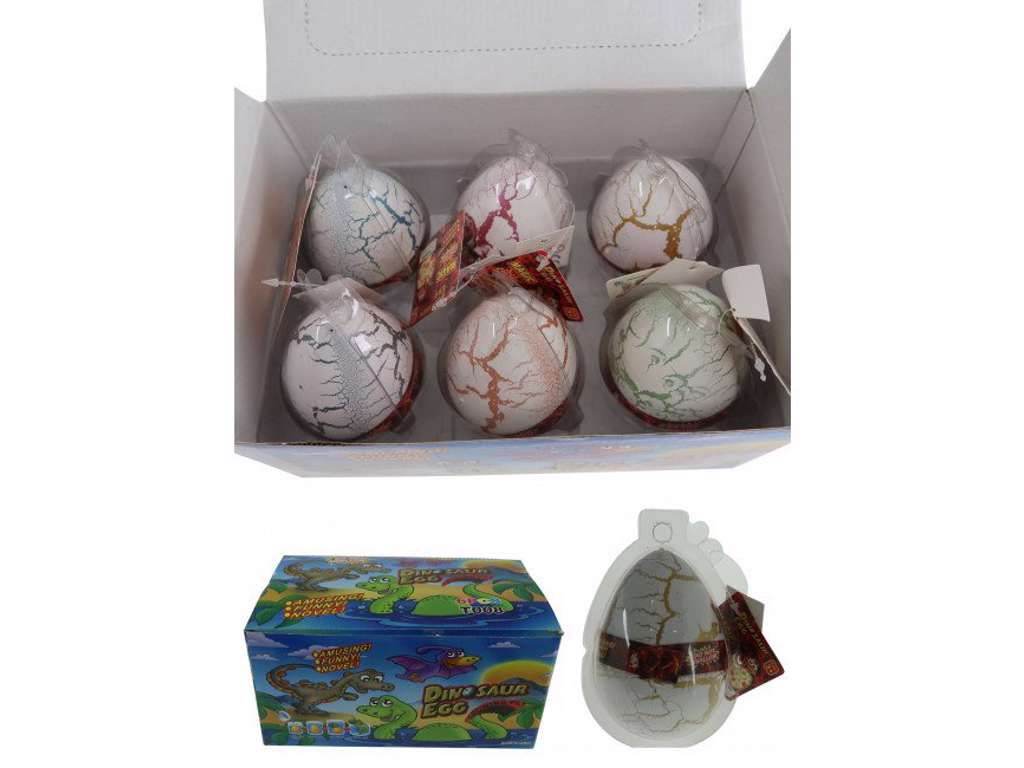 Voksende dino æg 10 cm