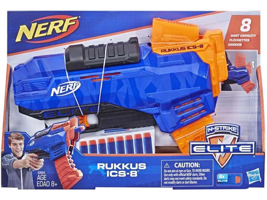 Nerf Rukkus ICS-8 pistol