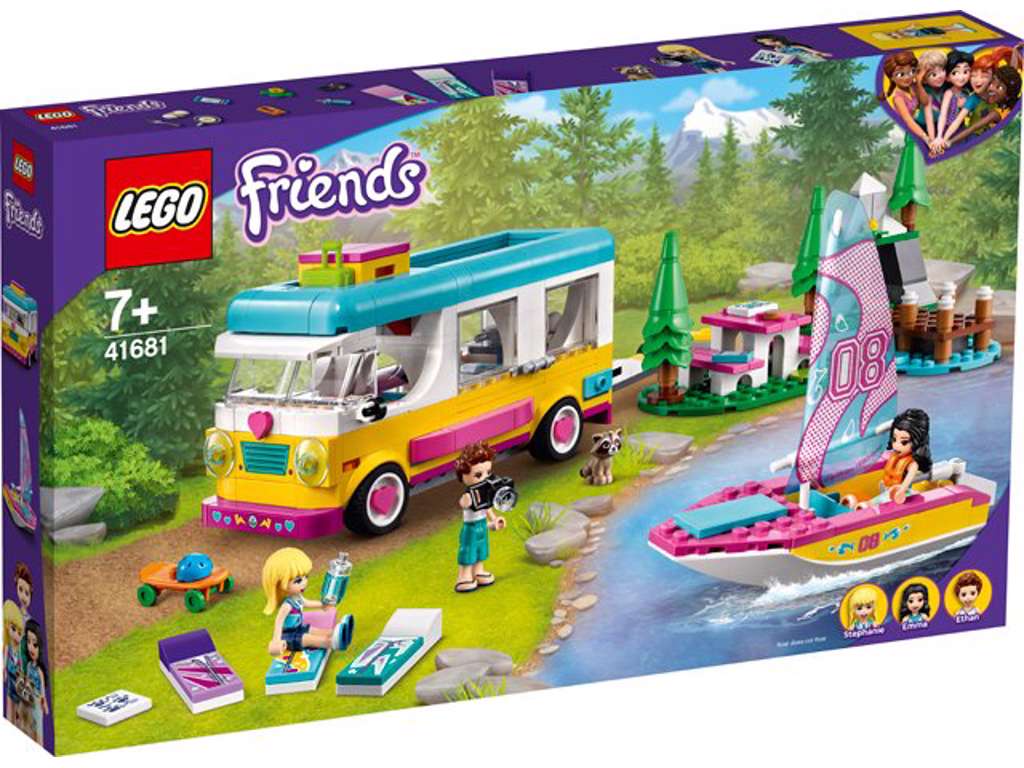 Lego Friends - Skov-autocamper og sejlbåd - 41681