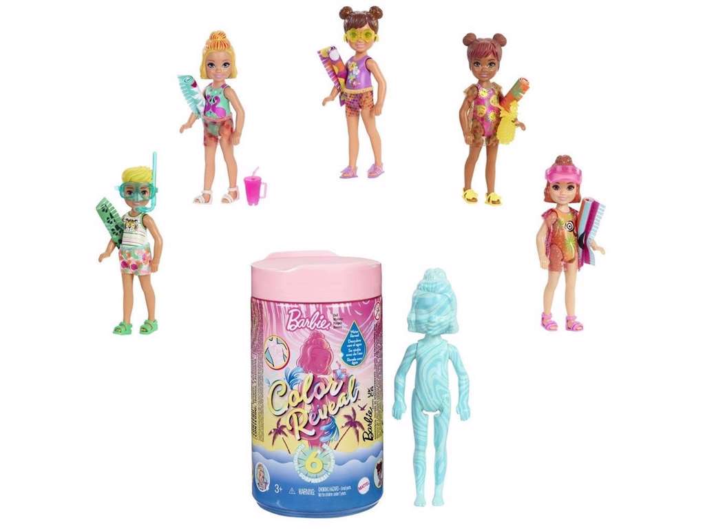 Barbie Color Reveal Sand & Sun Chelsea dukke