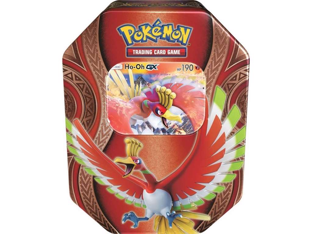 Pokémon Ho-Oh GX tin box