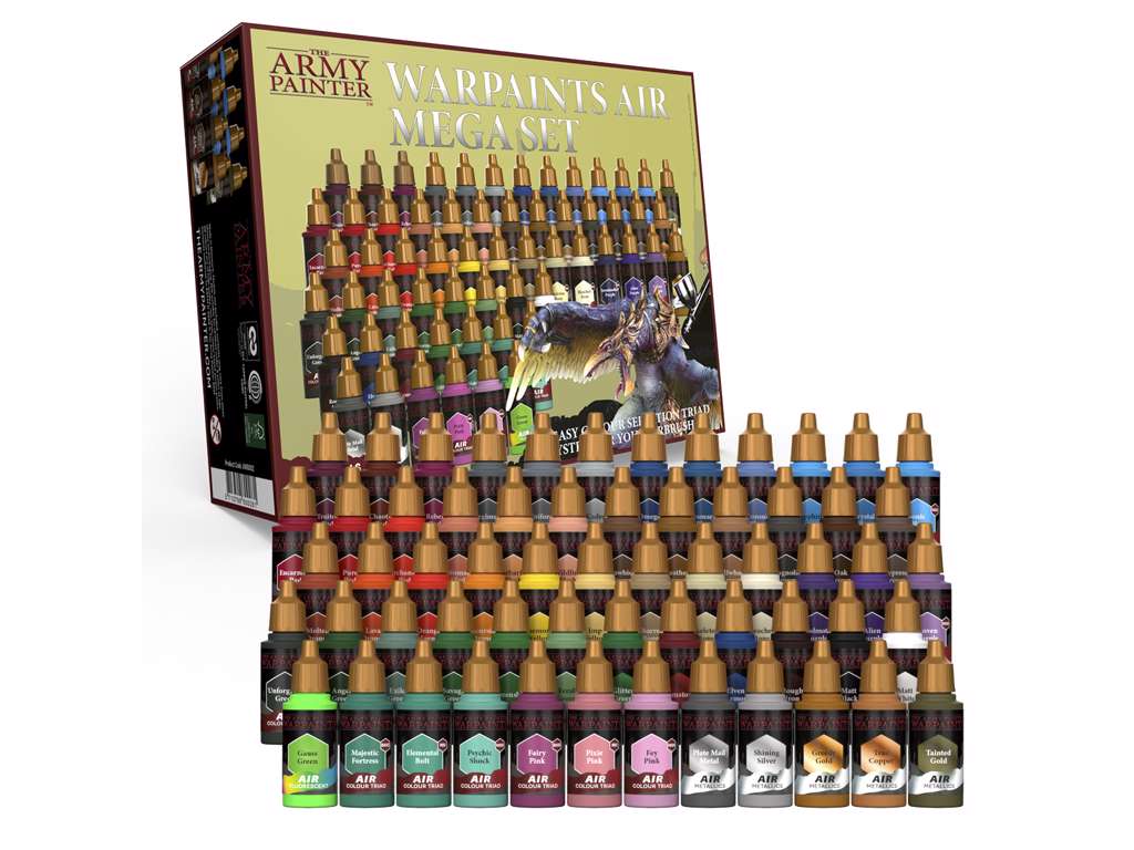 Warpaints Mega AIR Paint sæt fra The Army Painter