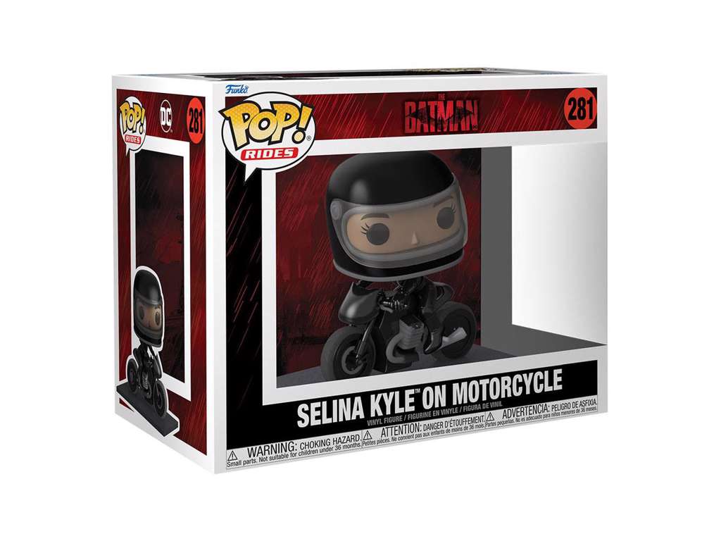 Batman POP! Rides Deluxe Vinyl Figure Selina on Motorcycle 15 cm
