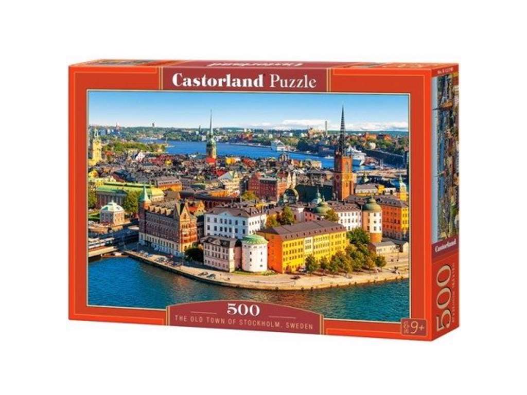 Stockholm puslespil på 500 brikker fra Castorland