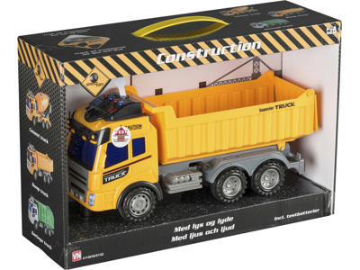 Lastvogn (dumper) med lys og lyd