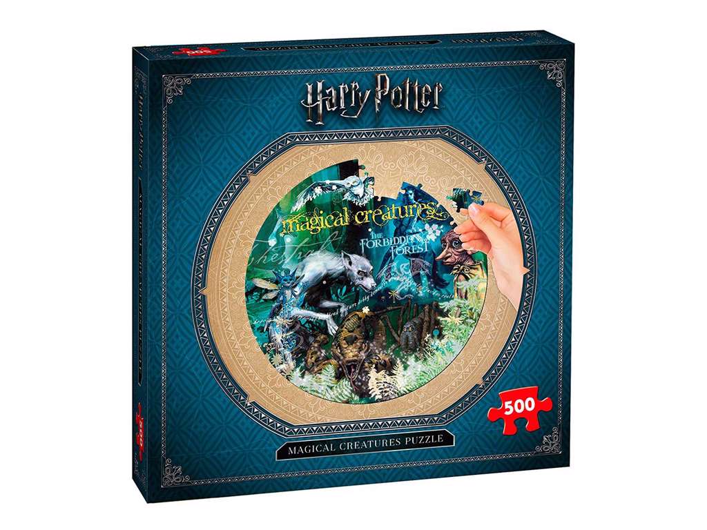 Magical Creatures puslespil på 500 brikker fra Harry Potter