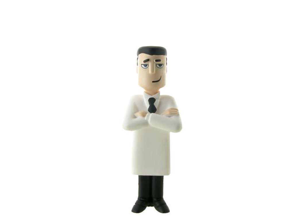 Professor Utonium minifigur fra PowerPuff Pigerne