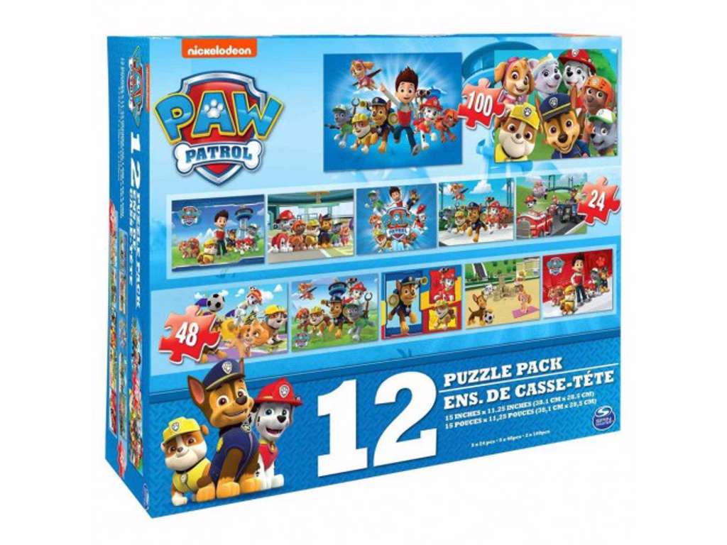 12 i 1 puslespil fra Paw Patrol