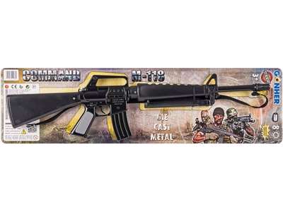 M-16 gevær i metal fra Gonher