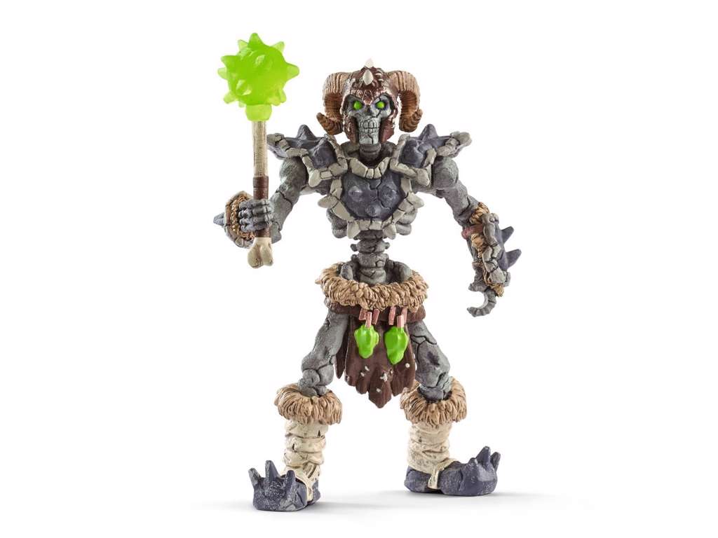 Skeletmonster med våben fra Schleich