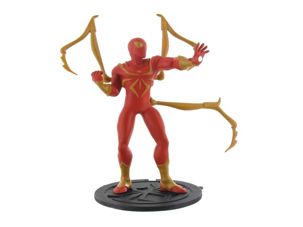 Ultimate Spider-Man mini figur af Iron Spider-Man på 9 cm