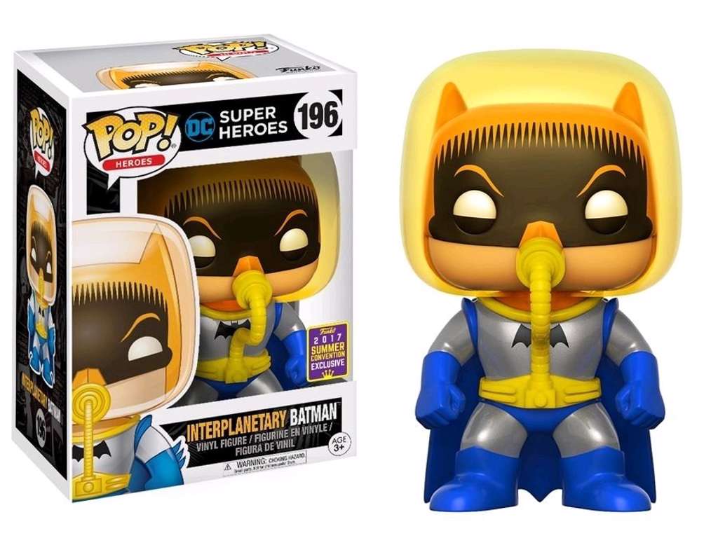DC Comics POP! vinyl figur af Interplanetary Batman Summer Convention Exclusive på 9 cm