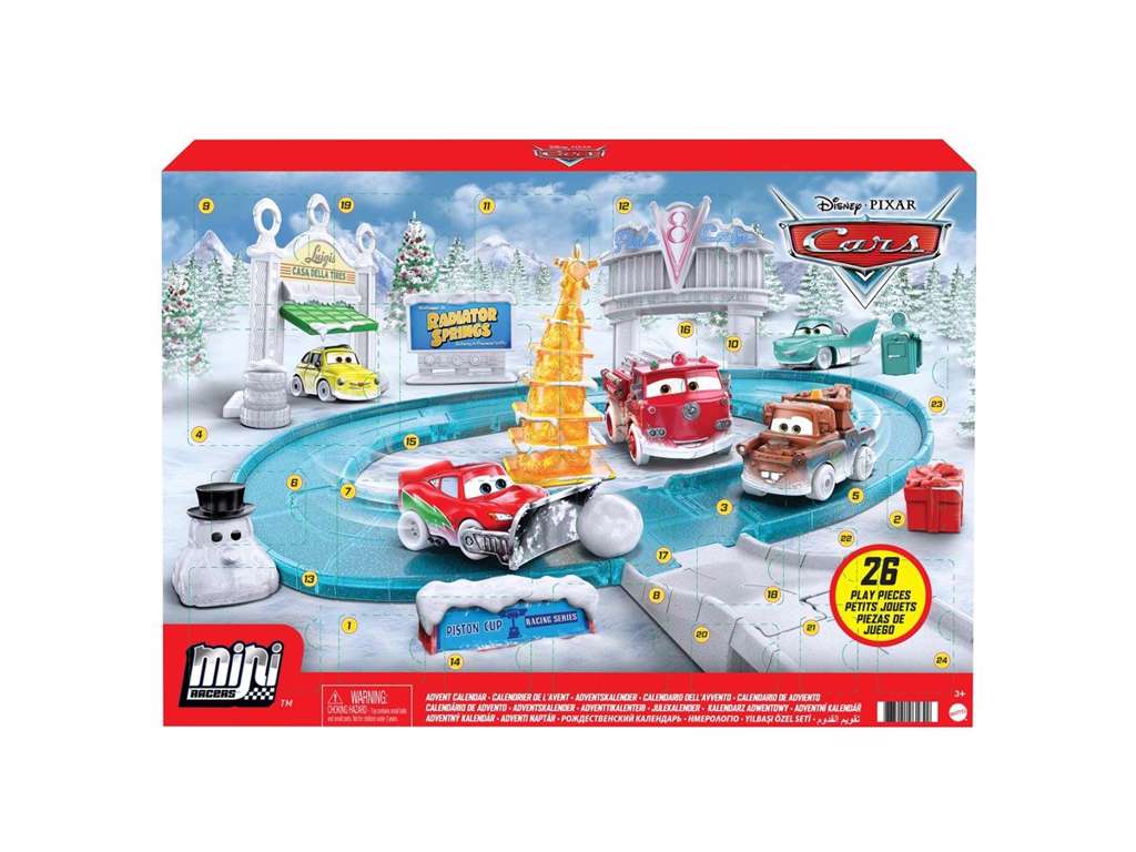 Pixar Cars julekalender/adventskalender 2021